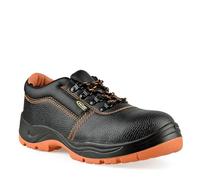 PALLSTAR Viper - Zapatos de trabajo para hombre S3 S3, resistentes al agua, al aceite y a altas temperaturas, antideslizantes, tecnología Re-flect, suela intercambiable ergonómica.., Negro , 38 EU