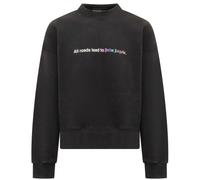 Palm Angels All Roads Roads Lead to Palm Angels Black Sweatshirt