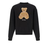 Palm Angels - Sudadera de Algodón Cepillado - Sweatshirts & Hoodies - Hombre - Negro - L -
