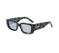 PALM ANGELS Unisex PERI003 Giorgina 1040 Black crystal havana Gafas de sol Acetato Negro Plata Cuadrada Normal