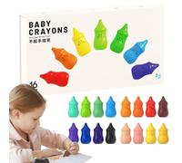 Palm Grip Crayons Washable Easy - Grip for Kids, Boys, Girls, Young Kids