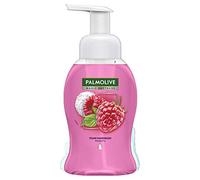 PALMOLIVE - Jabón líquido Magic Pouss'Mousse de frambuesa - Espuma de lavado perfumada suave - Dispensador de jabón con bomba, 250 ml