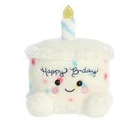 Aurora, 33902, Palm Pals Happy Birthday Cake 5 In, Soft Toy, White