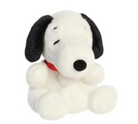 Aurora, 40471, Peanuts Palm Pals Snoopy 5 pulgadas, juguete suave, blanco y negro