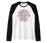 Palm Springs CA | California Camiseta Manga Raglan