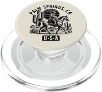 Palm Springs California USA Cowboy Horse Diseño Envejecido PopSockets PopGrip para MagSafe