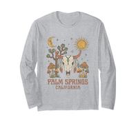 Palm Springs California Vintage Boho Setas espirituales Manga Larga