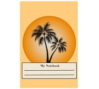 Palm Tree Sunset Notebook - Tropical Beach Journal for Travel Notes, School or Daily Writing - Aesthetic Softcover (120 Pages, 6x9")