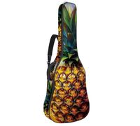 Palm Trees - Bolsa para guitarra acústica con fondo rosa, acolchada gruesa, impermeable, para guitarras de 40, 41 y 42 pulgadas, Multicolor 10, 42.9x16.9x4.7 in, Mochila informal