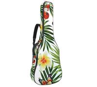 Palm Trees - Bolsa para guitarra acústica con fondo rosa, acolchada gruesa, impermeable, para guitarras de 40, 41 y 42 pulgadas, Multicolor 04, 42.9x16.9x4.7 in, Mochila informal