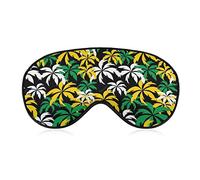 Palm Trees in Jamaica Sleep Mask Soft Blindfold Antifaz portátil con correa ajustable para hombres y mujeres