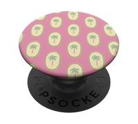 Palm Tropical Tree Summer Beach Island Style PopSockets PopGrip Adhesivo