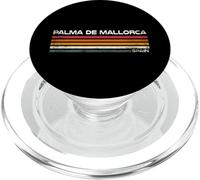 Palma De Mallorca España Retro Rayas Vintage Viajes PopSockets PopGrip para MagSafe