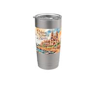 Palma de Mallorca, España Vaso térmico de acero inoxidable de doble pared
