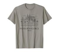 Palma de Mallorca Spain Minimalist Beach Travel Souvenir Camiseta