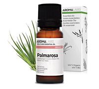 Palmarosa BIO (Cymbopogon martini) - 10 mL - Aceite Esencial Quimiotipado y Certificado AB - Aroma Labs