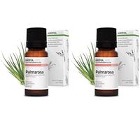Palmarosa BIO (Cymbopogon martini) - 10 mL - Aceite Esencial Quimiotipado y Certificado AB - Aroma Labs (Paquete de 2)