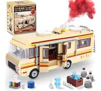 Palmer Tech Juego de bloques de construcción clásicos Break Bad RV 986 piezas, modelo detallado de furgoneta con puertas de apertura e interior de laboratorio