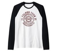 Palmer Town MA | Massachusetts Camiseta Manga Raglan