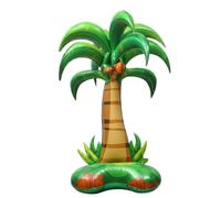 Palmera inflable, globo de palmera 4d independiente, accesorio para fotografía de fiesta tropical, 52 pulgadas, verde y marrón