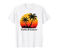 Palmeras al Atardecer en Islas Turcas y Caicos Camiseta