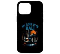 Palmeras de Bali Mi Alma está en Bali Vintage Womens Beach Life Carcasa para iPhone 16 Pro MAX