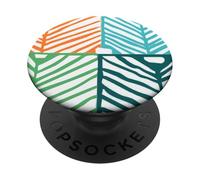 Palmeras de Selva Tropical Moderna PopSockets PopGrip Adhesivo