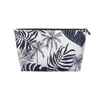 Palmeras Tropicales Hojas Silueta Hawaiana, Bolsa de artículos de tocador Bolsa de Maquillaje Bolsa de cosméticos Bolsa de artículos de tocador de Viaje portátil