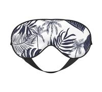 Palmeras Tropicales Hojas Silueta Hawaiana, Cubreojos completos Antifaz bloqueador de luz Antifaz para dormir Antifaz suave con los ojos vendados Noche