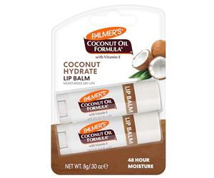 Palmers Bálsamo labial de aceite de coco SPF 15 dúo para unisex 2 x 0,3 onzas bálsamo labial