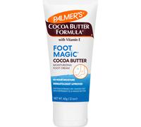 Palmer's Cocoa Butter Formula Foot Magic Crema hidratante para pies para talones secos y agrietados, humectante para pies con aceite de menta y v