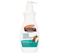 Palmer's Cocoa Butter Formula Skin Firming Body Lotion, Toning & Tightening Cream with Q10, Collagen & Elastin, Pump Bottle, 13.5 Oz.