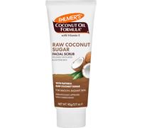 Palmer's Fórmula de aceite de coco, azúcar de coco, exfoliante facial con vitamina E, pule y suaviza la piel, más brillante, más fresco, hipoalergénico, sin parabenos, sulfato, colorantes, aceite