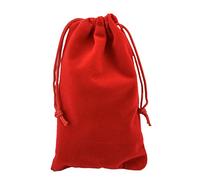 Palmhomee Paquete de 48 bolsas de terciopelo con cordón, bolsa de regalo de terciopelo para joyas, bodas y recuerdos de fiesta (4 x 6 pulgadas, rojo)
