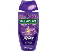 Palmolive Aroma Essence Ultimate Relax Gel de ducha con lavanda y extractos de ylang ylang ylang, 250 ml, lavado corporal hidratante con aceites esenciales para una experiencia de fragancia suave y