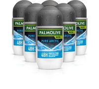 Palmolive Desodorante Roll-On Sexpack For Men Pure Arctic Anti-Perspirant Sin Alcohol, 50 ml, paquete de 6 unidades