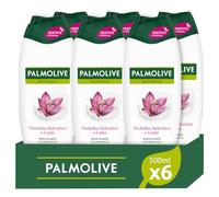 Palmolive Gel de ducha Naturals Orquídea y leche 500 ml | Baño de ducha con vitamina E | Deja la piel suave | Con leche de almendras de origen vegetal | Ingredientes de 95% de origen natural*