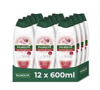Palmolive Naturals Flor de Cereza Gel de Ducha 600ml, Vitamina E para nutrir la piel, deja la piel con tacto suave, con leche de almendra de origen vegetal, con 95% ingredientes de origen natural