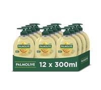 Palmolive Naturals Leche y Miel, Jabón de Manos Líquido, Cuida tu Piel con Delicadeza, Sin Jabón, Ingredientes Naturales, Fórmula Biodegradable, Testado Dermatológicamente, Pack 12 Uds x 300 ml