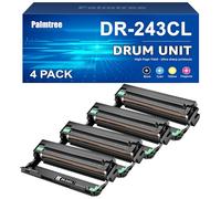 Palmtree Compatible Tambor DR-243 DR243 DR243 R-243CL Tambor Compatible para Brother DCPL3550CDW DCP-L3510CDW MFC-L3710CW MFC-L3730CDN MFC-L3750CDW HL-L3230CDW (1Negro 1Cian 1Magenta 1Amarillo)