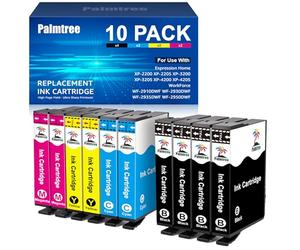 Palmtree Sustitutivo para 604XL Cartucho de Tinta Compatible para Epson 604XL 604 XL para Epson XP 2200 para Expression Home XP-3200 XP-4200 XP-4205 XP-2205 XP-3205 Workforce WF-2950DWF WF-2930DWF