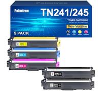 Palmtree TN241 TN245 Cartucho de tóner Compatible para Brother TN-241 TN-245 para Brother MFC 9332CDW Toner DCP 9022CDW MFC-9142CDN HL-3142CW DCP-9022CDW MFC-9332CDW DCP-9020CDW HL-3152CDW HL-3140CW