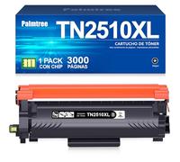 Palmtree TN2510 TN2510XL TN-2510 XL Compatible para Brother HL-L2400DWE Toner HL-L2445DW DCP-L2620DW MFC-L2800DW DCP-L2665DW DCP-L2660DW MFC-L2827DWXL DCP-L2627DWE MFC-L2860DW MFC-L2835DW HL-L2400DWE