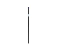 palo - acero plastificado en azul y negro, 1.40 m de longitud, diámetro de 2.5 cm, ideal para estructuras y soporte.