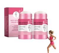 Palo Antirozaduras, Stick Anti-Fricción, Palo Antirozaduras, Barra Antifricción Protege Contra Fricción, Crema Anti Rozaduras Para Muslos, (2Pcs)