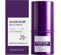Palo de bálsamo multi de volumen de calcio, antiedad y reafirmante, para el cuidado de la piel coreano, para mujeres, para cara, ojos, cuello para uso diario (1 unidad)