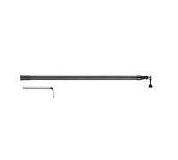 Palo de cámara de acción plegable portátil telescópico de 50 cm a 130 cm, fibras de carbono, sistemas de triple montaje, agarre antideslizante, palo extensible para selfie