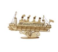 Palo de Crucero - Puzzle 3D mecánica de Madera Rolife