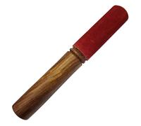 Palo de frotamiento para cuenco de madera y ante, bambú, cuenco tibetano de madera con cabeza de cuero, Palo Rojo