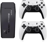 Palo de juego retro, consola de juegos retro inalámbrica M8 PRO, más de 10000 juegos electrónicos integrados, control inalámbrico dual de 2.4 G, Plug and Play, salida HDMI 4K (64G)